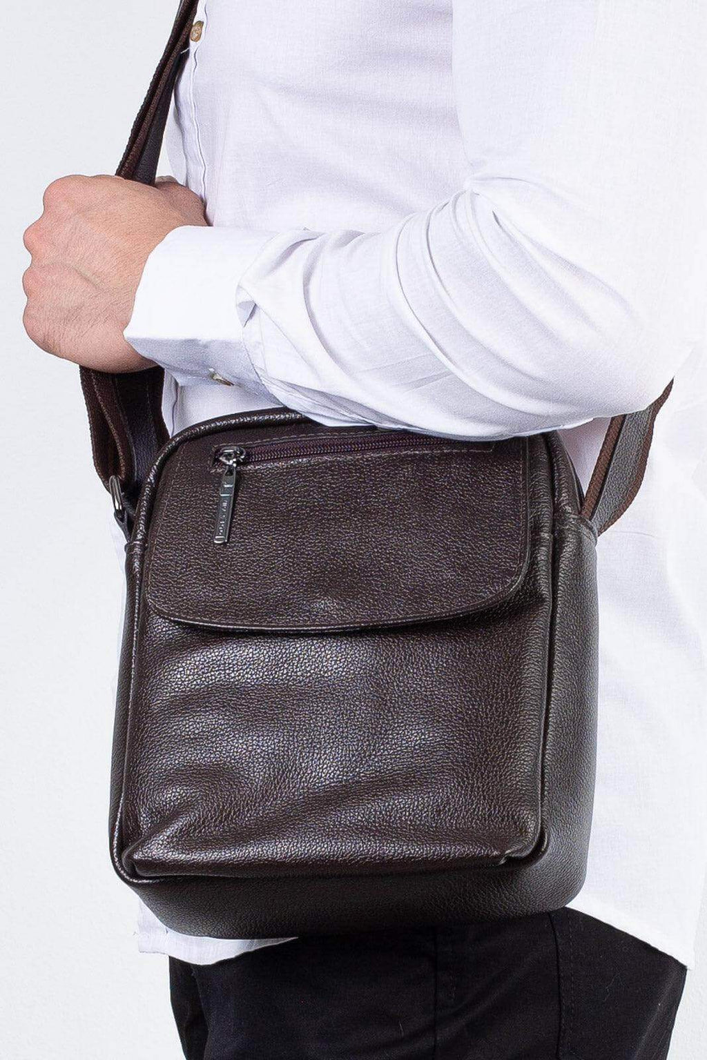 Bolsa tiracolo de couro Yuri - Enluaze