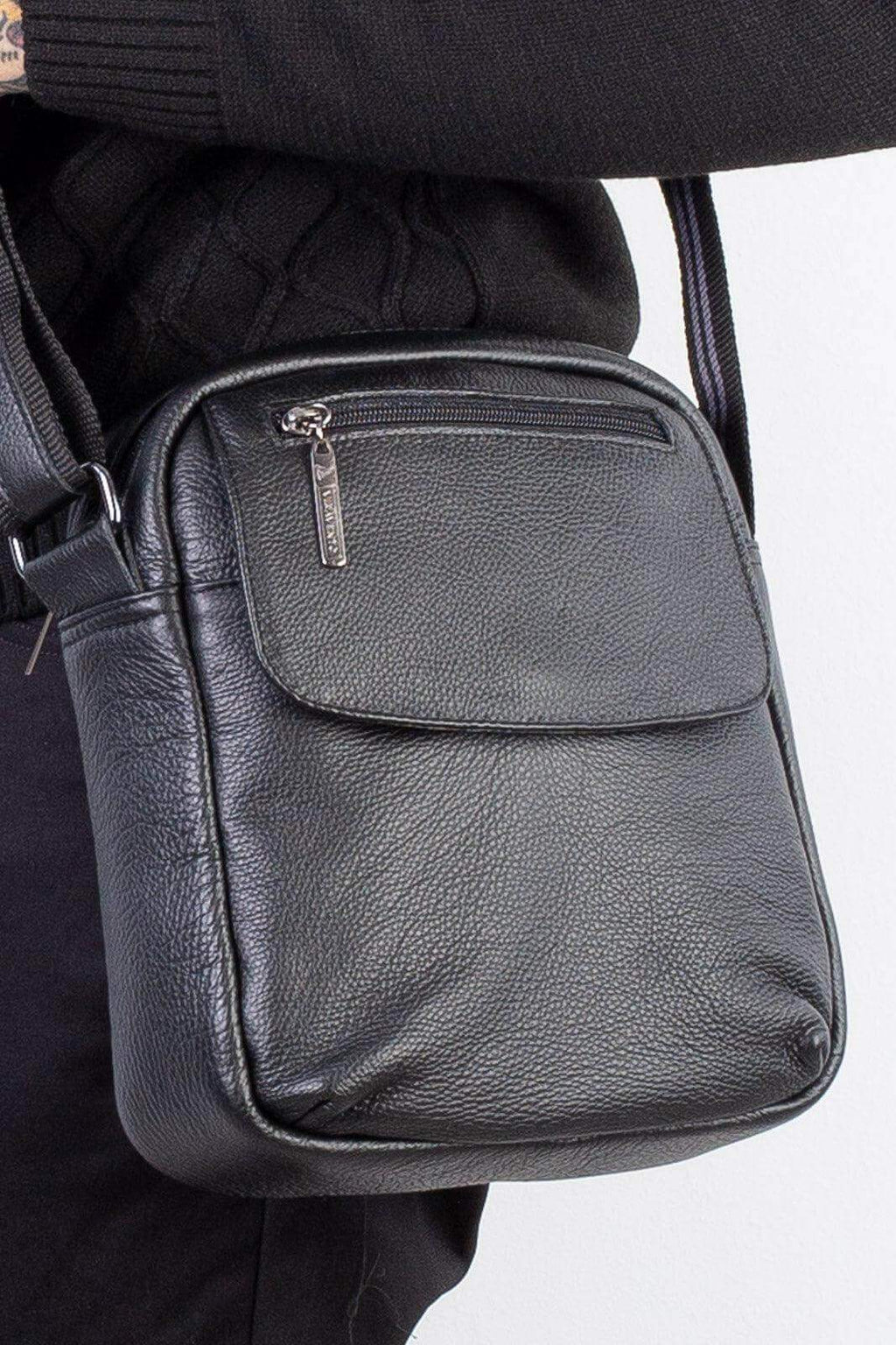 Bolsa tiracolo de couro Yuri - Enluaze