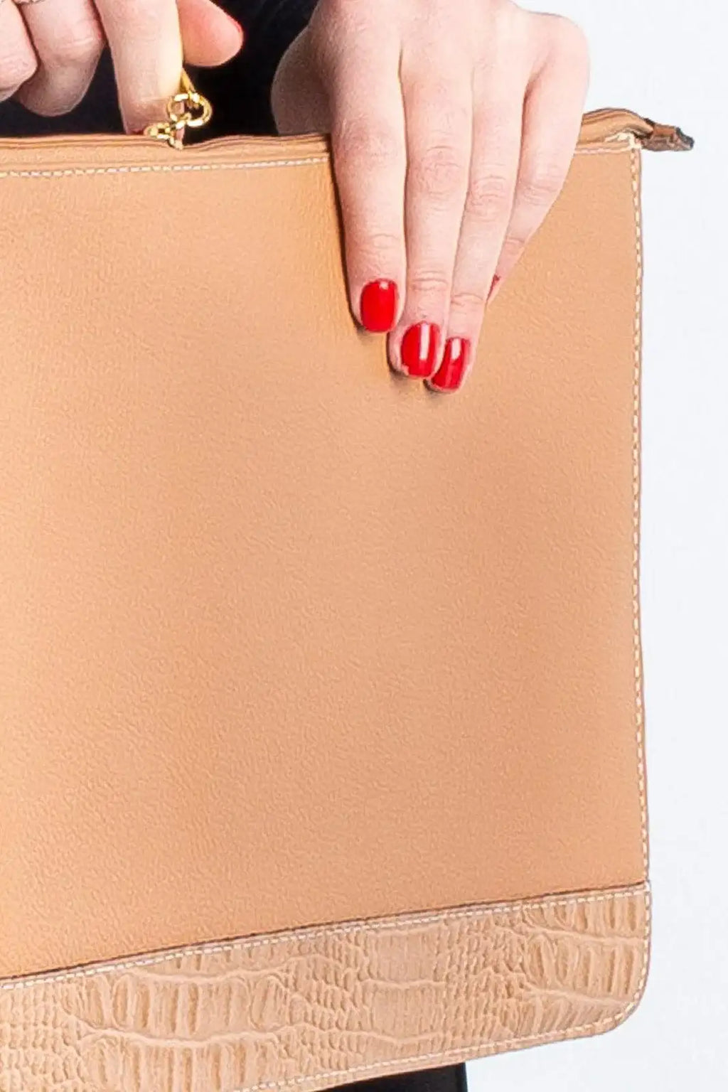 Pasta envelope para notebook couro liso Eduarda - Enluaze