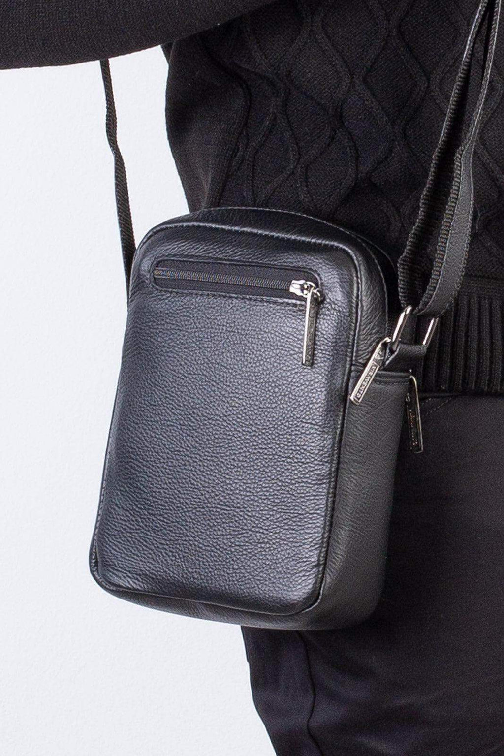 Bolsa shoulder bag de couro Pietro - Enluaze