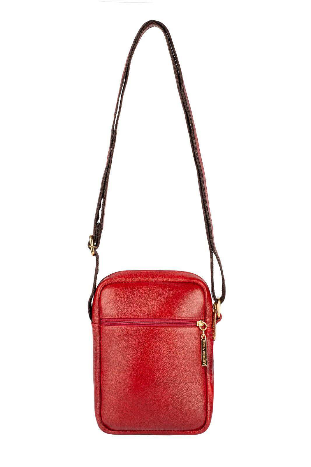Bolsa shoulder bag de couro liso Pietra - Enluaze