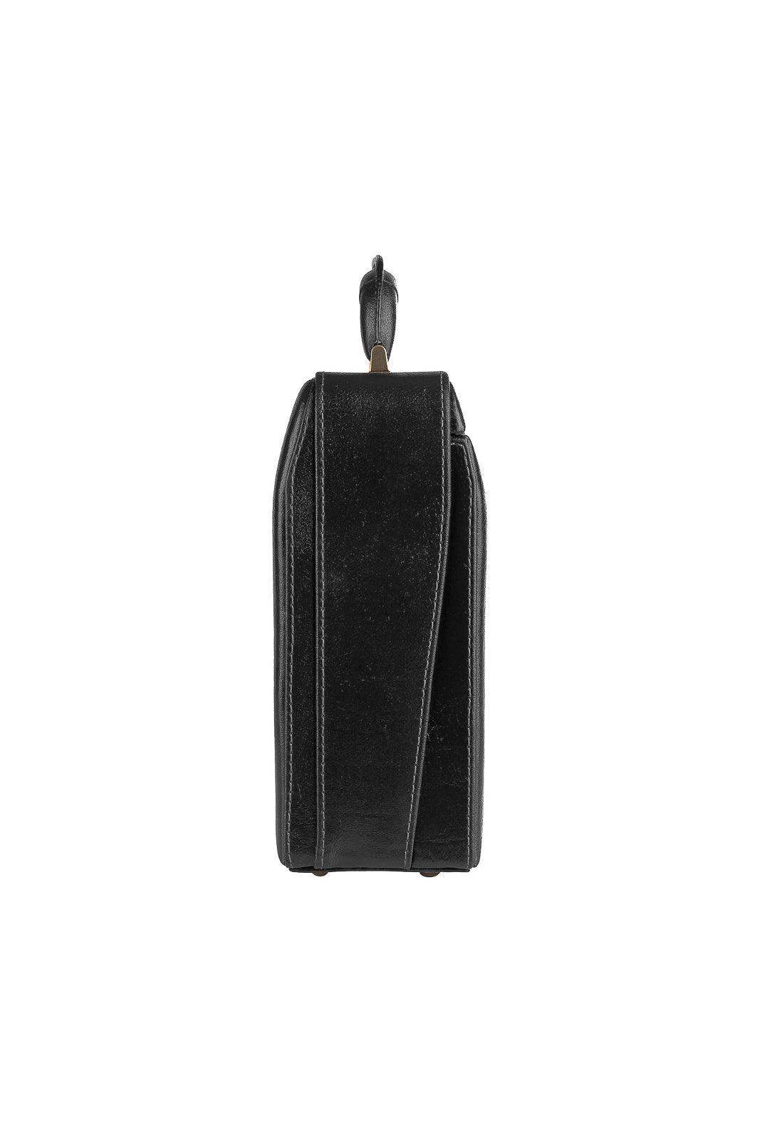 Maleta pequena em couro com segredo Doctor - Enluaze