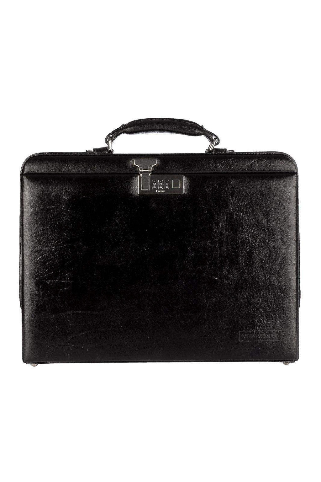 Maleta em couro com segredo Block - Enluaze