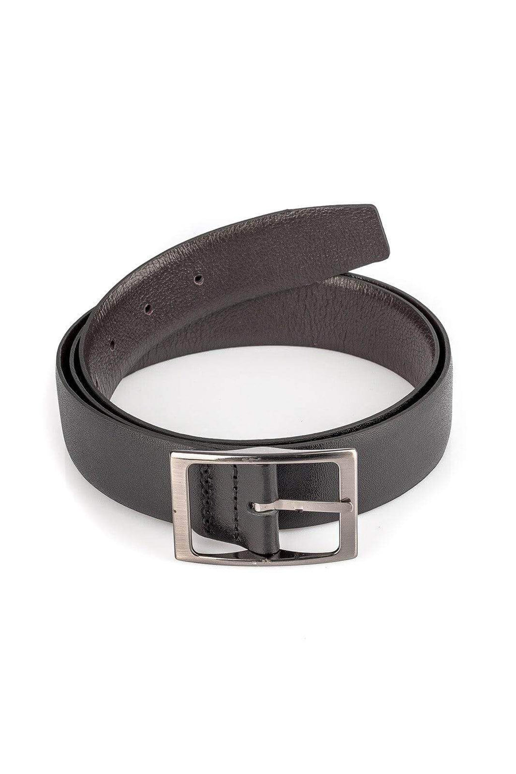 Cinto masculino reversível de couro Tiago - Enluaze