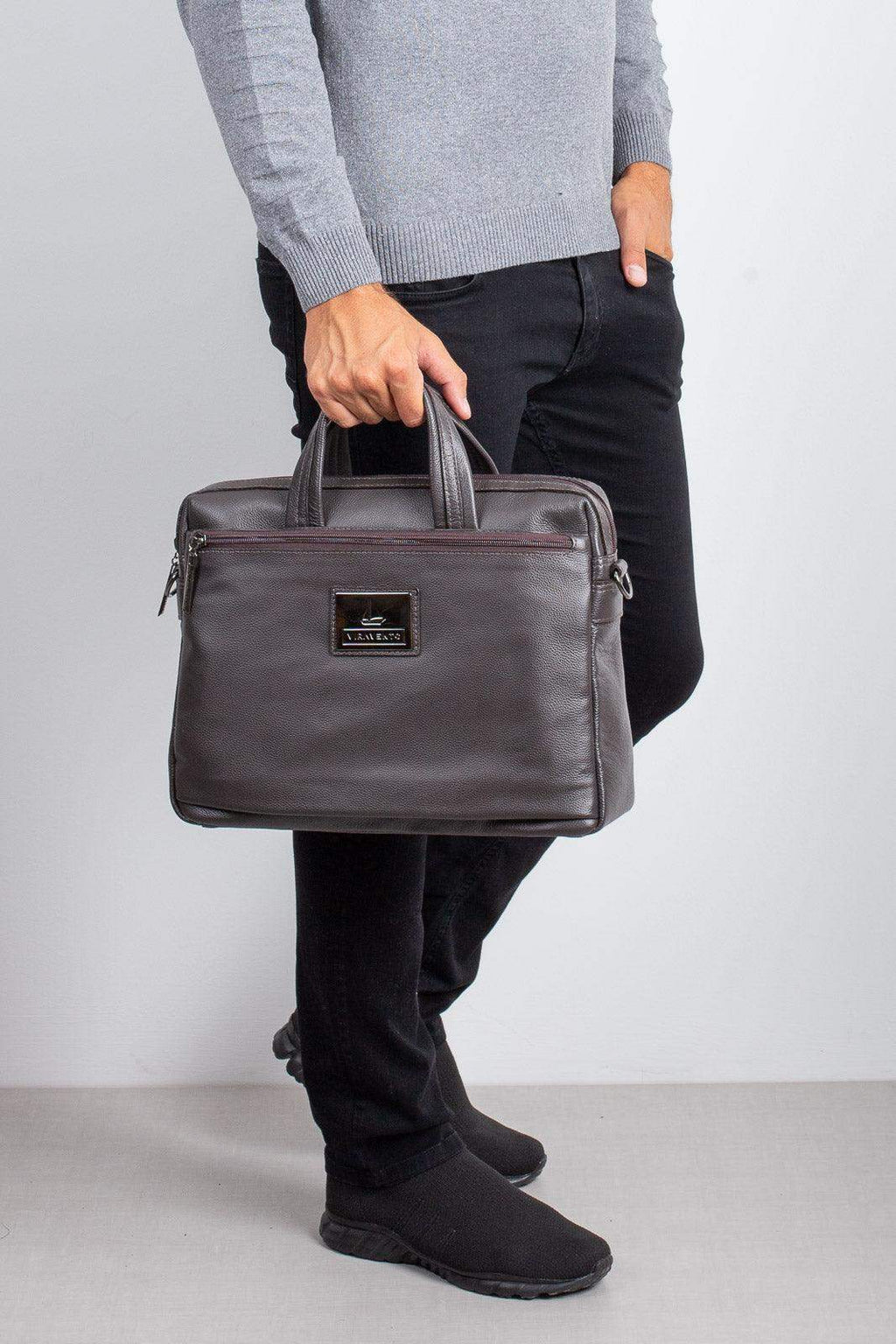 Pasta executiva de couro Fabiano - Enluaze