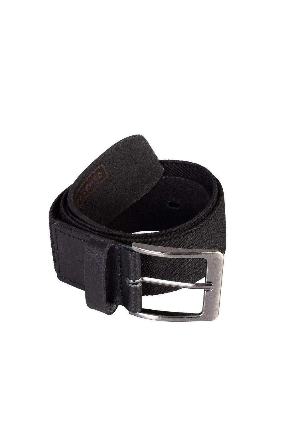 Cinto masculino com elástico e couro Thor - Enluaze