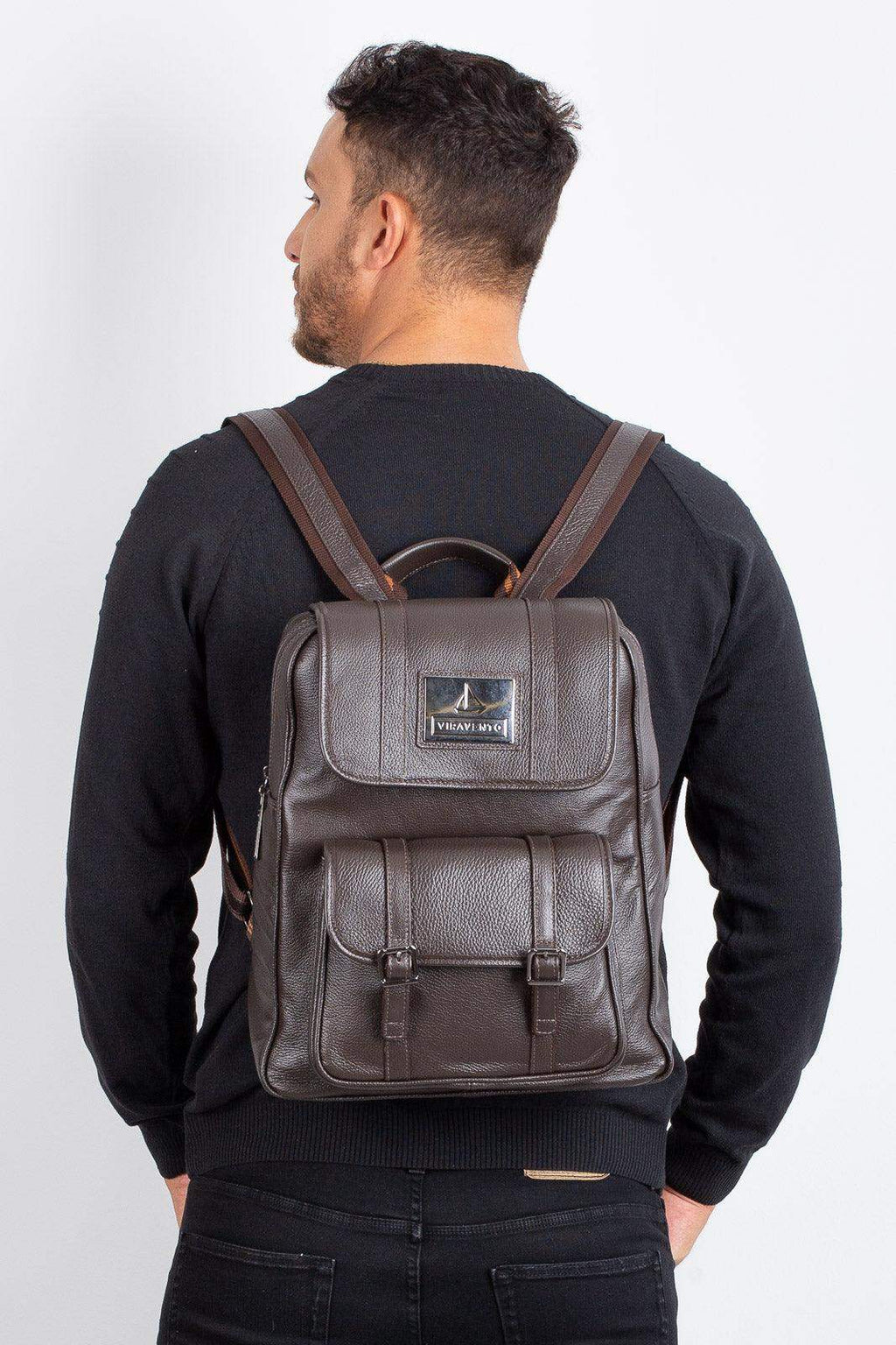 Mochila de couro Trip - Enluaze