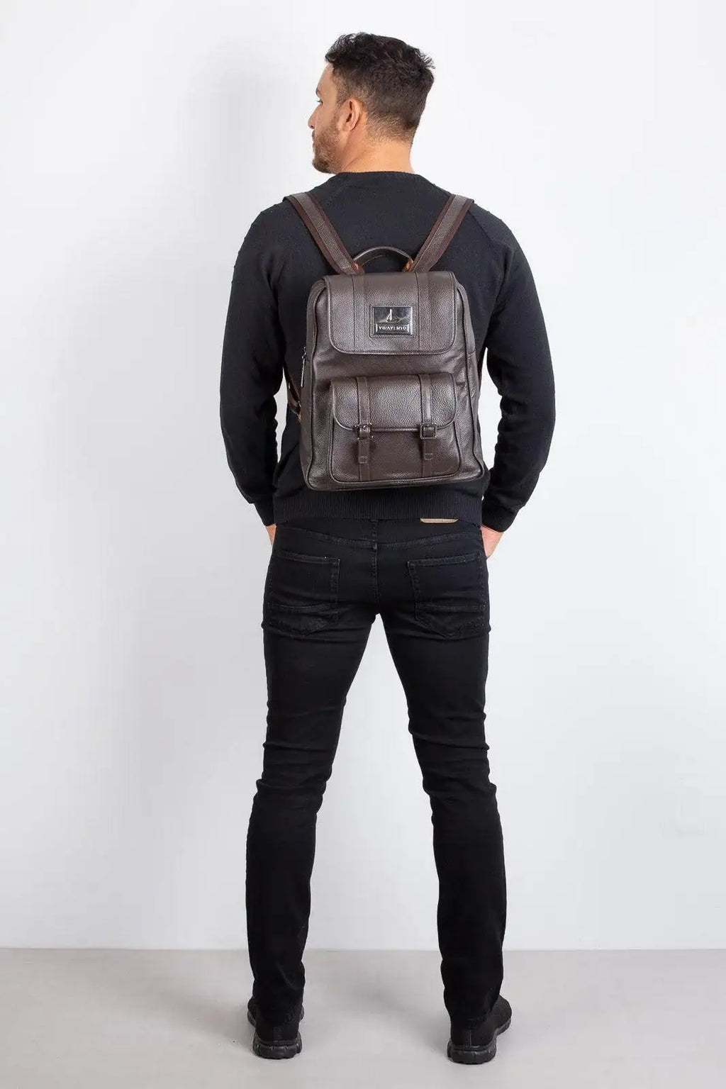 Mochila de couro Trip - Enluaze