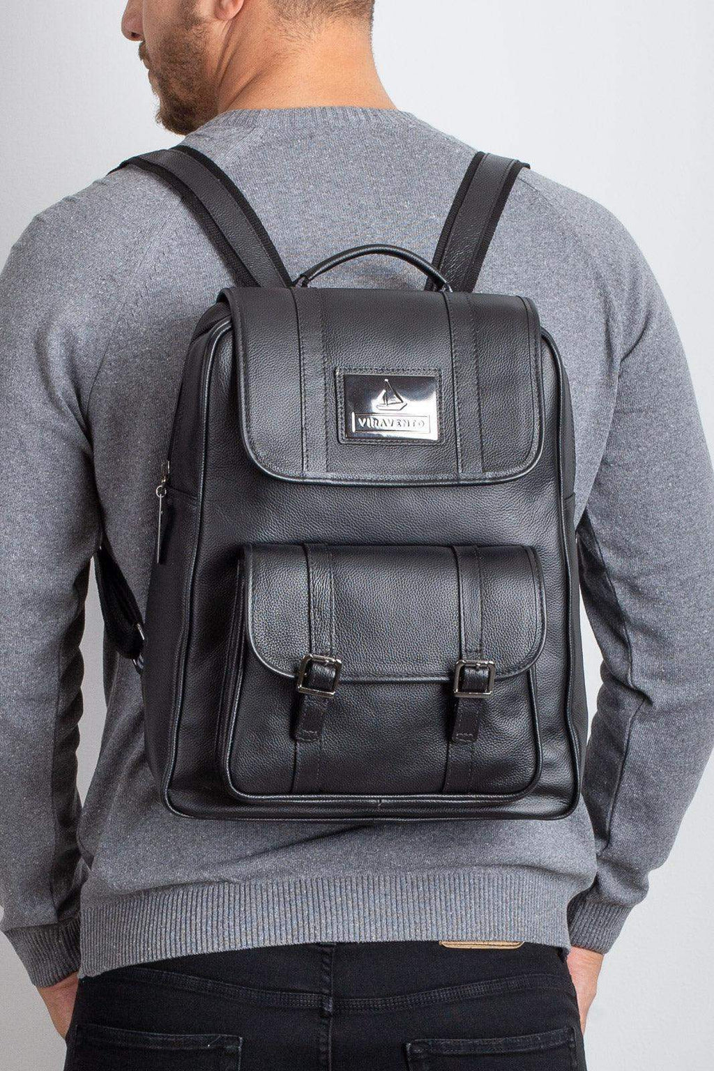 Mochila de couro Trip - Enluaze