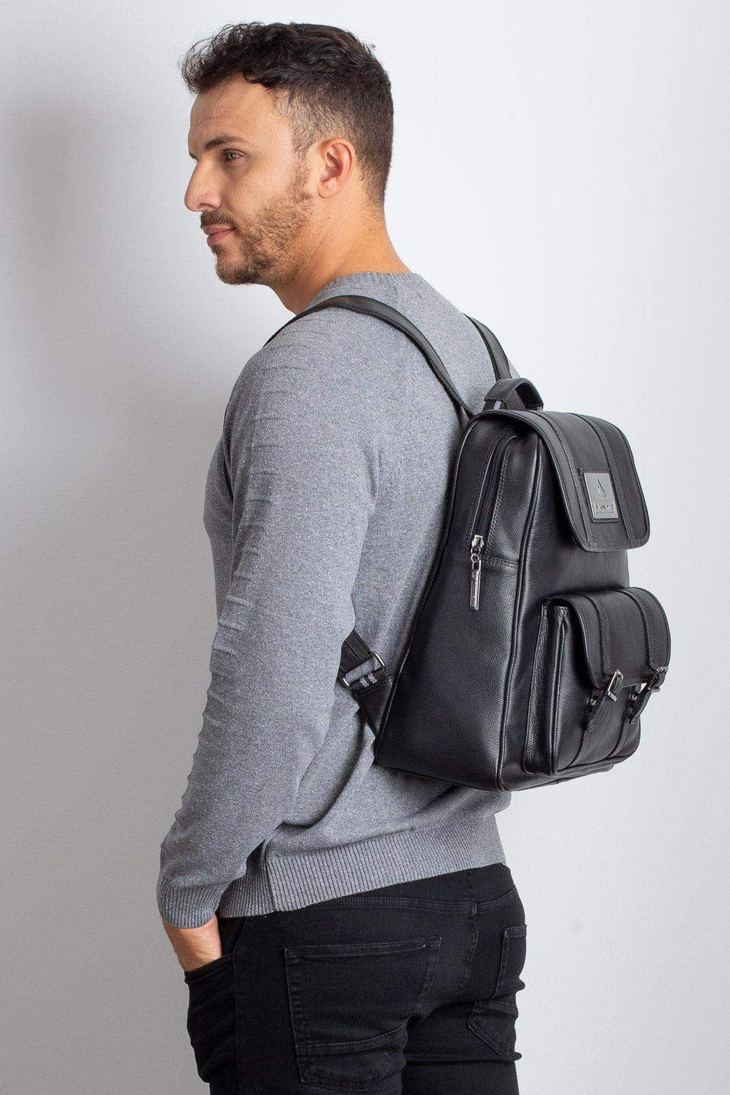 Mochila de couro Trip - Enluaze