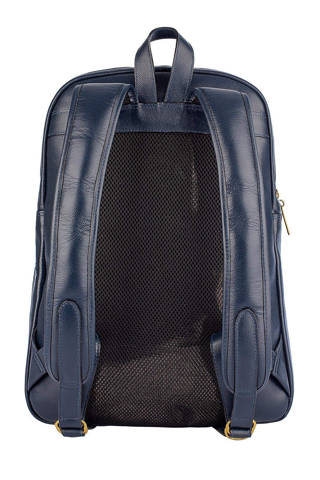 Mochila de couro grande liso slim Patricia - Enluaze