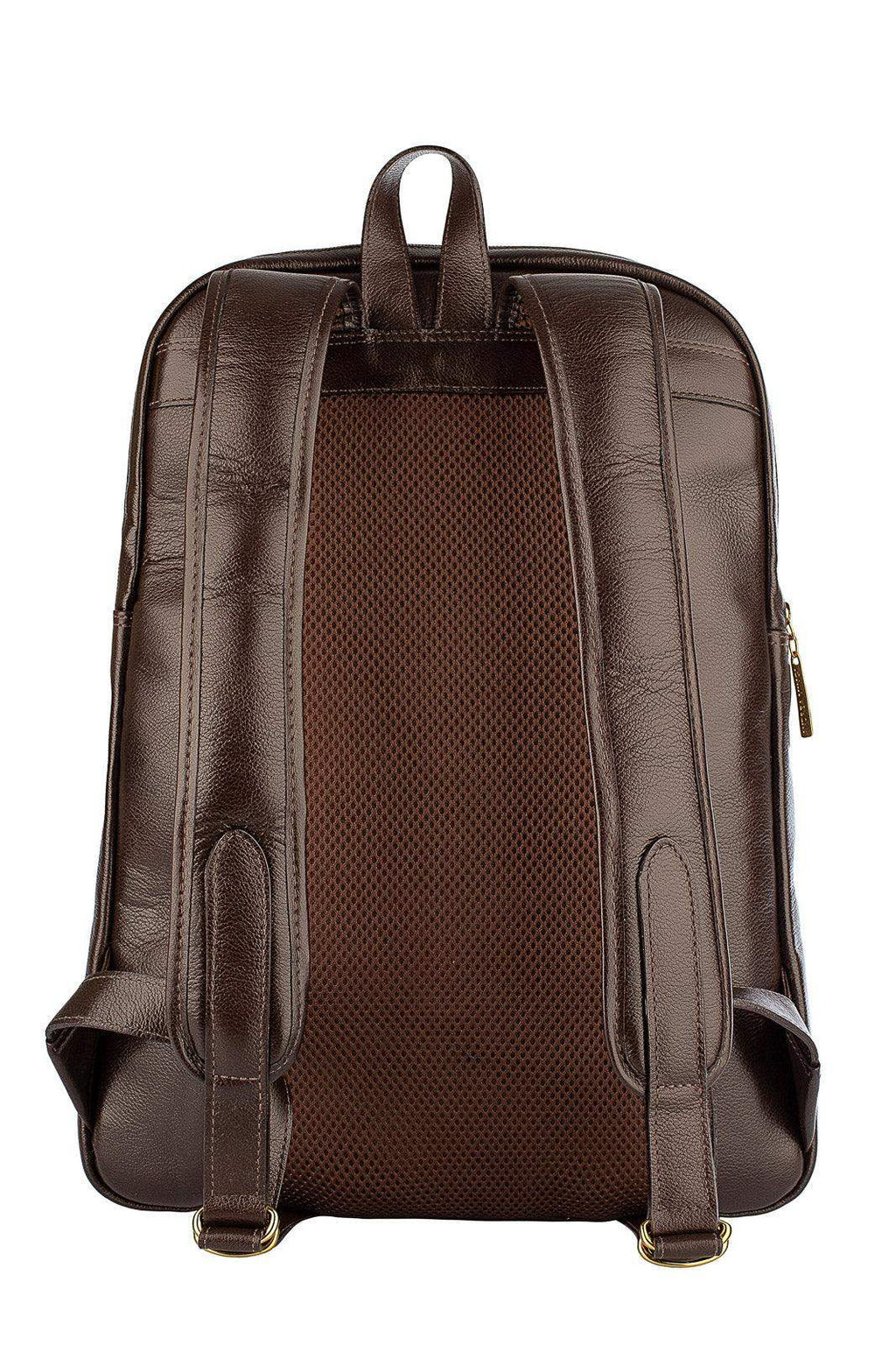 Mochila de couro grande liso slim Patricia - Enluaze