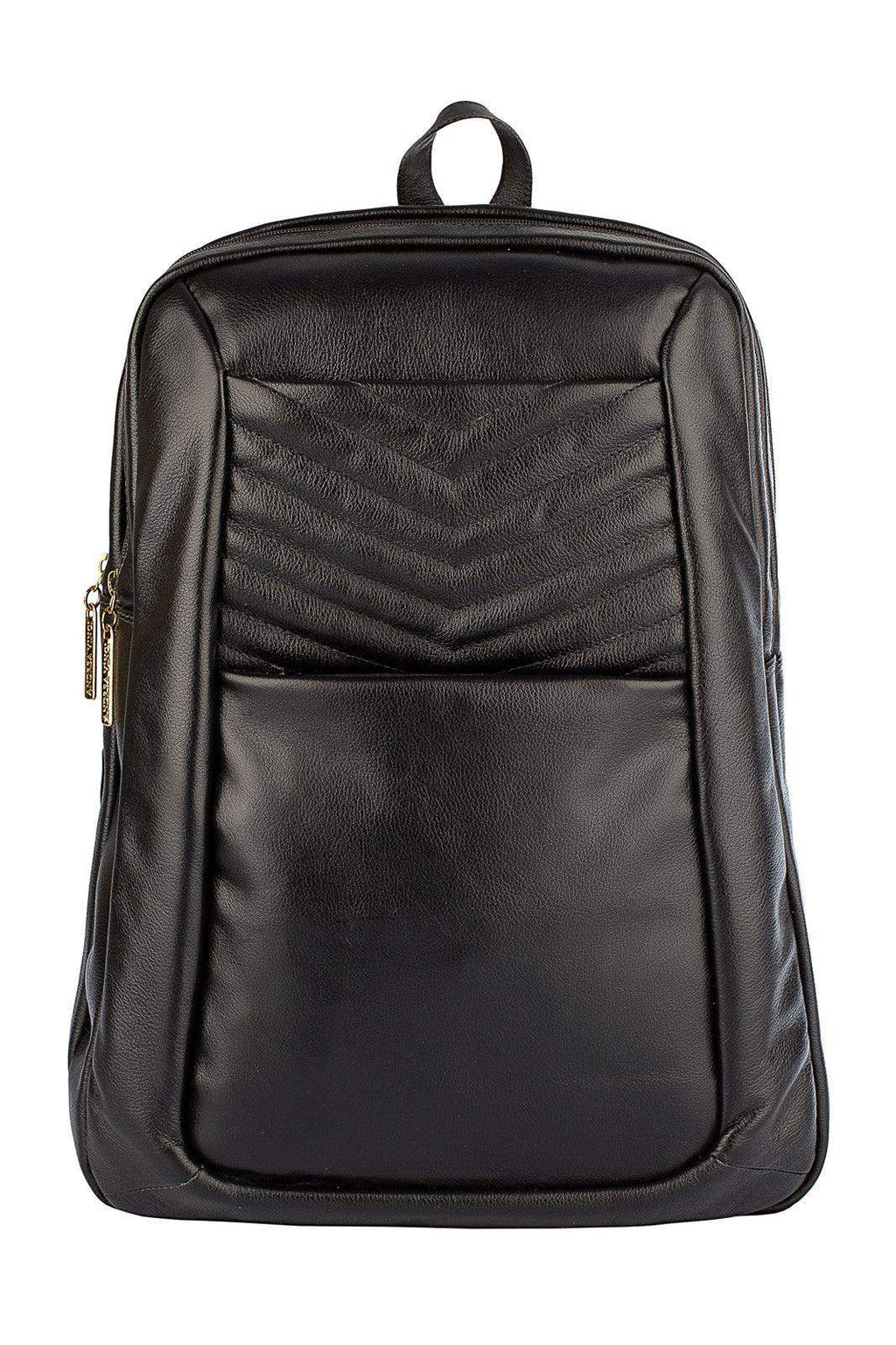 Mochila de couro grande liso slim Patricia - Enluaze