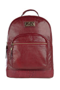 Mochila de couro liso Milla - Enluaze