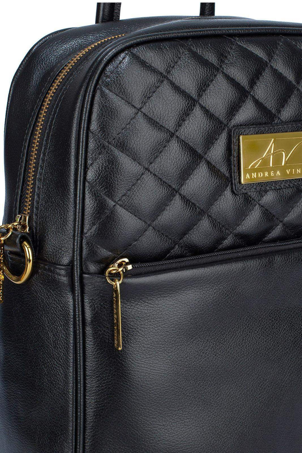 Mochila de couro liso Lune - Enluaze