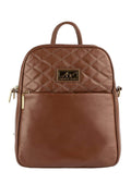 Mochila de couro liso Lune - Enluaze