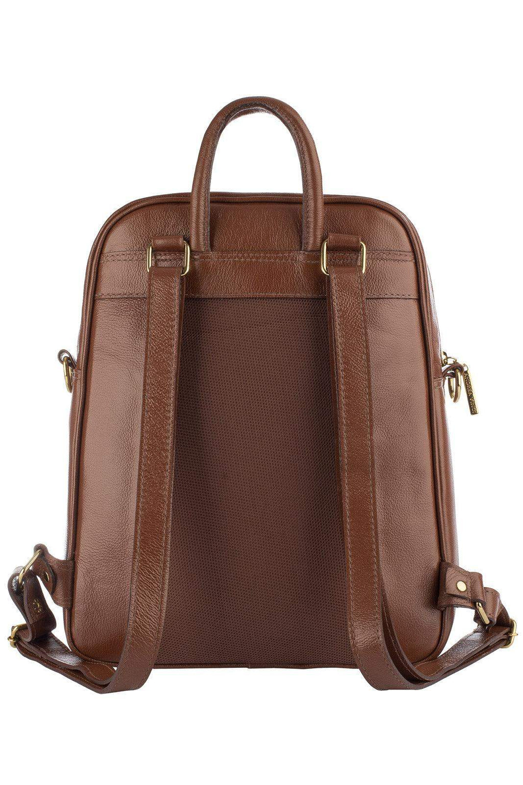 Mochila de couro liso Lune - Enluaze