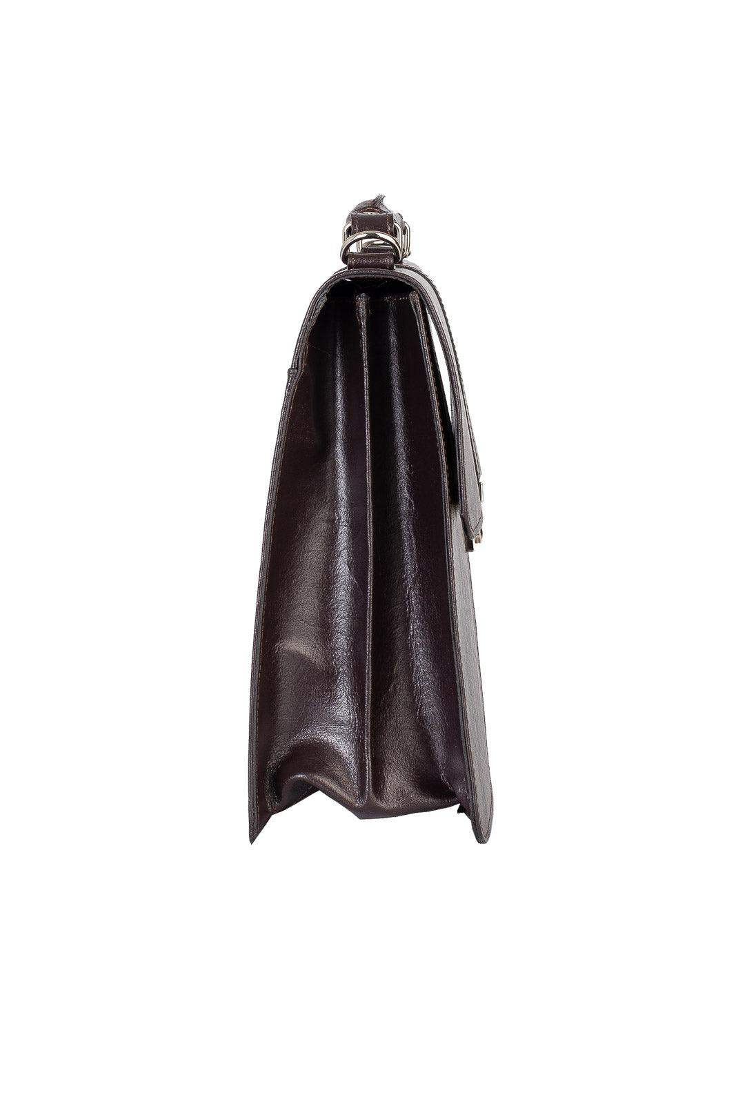 Maleta masculina de couro Mauricio - Enluaze