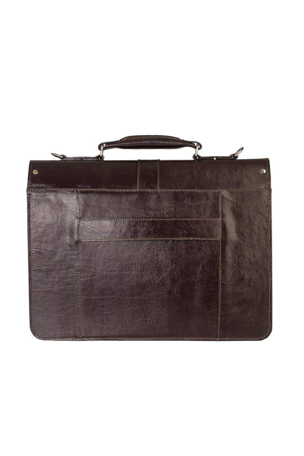 Maleta masculina de couro Mauricio - Enluaze