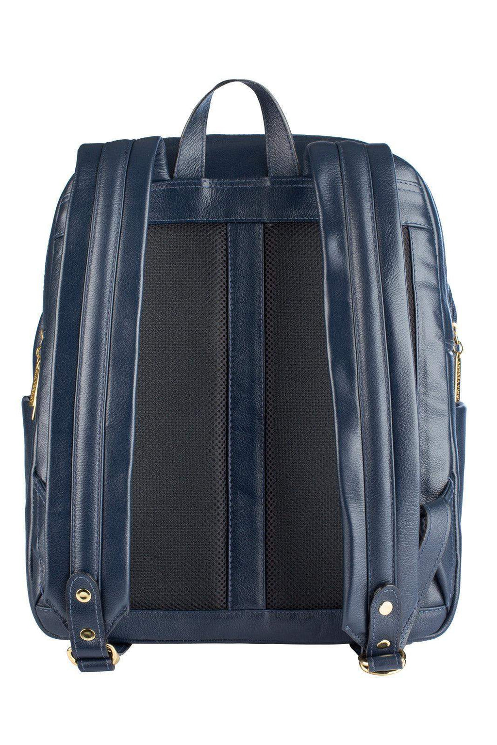 Mochila grande de couro croco Marcela - Enluaze