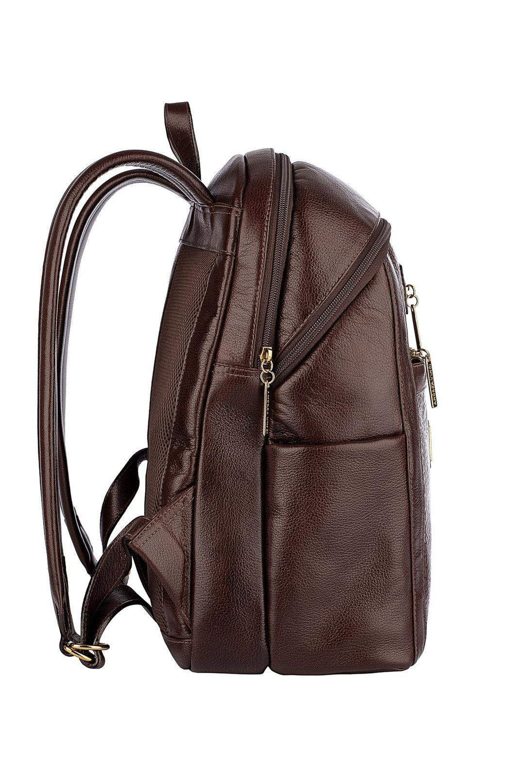 Mochila grande de couro croco Marcela - Enluaze