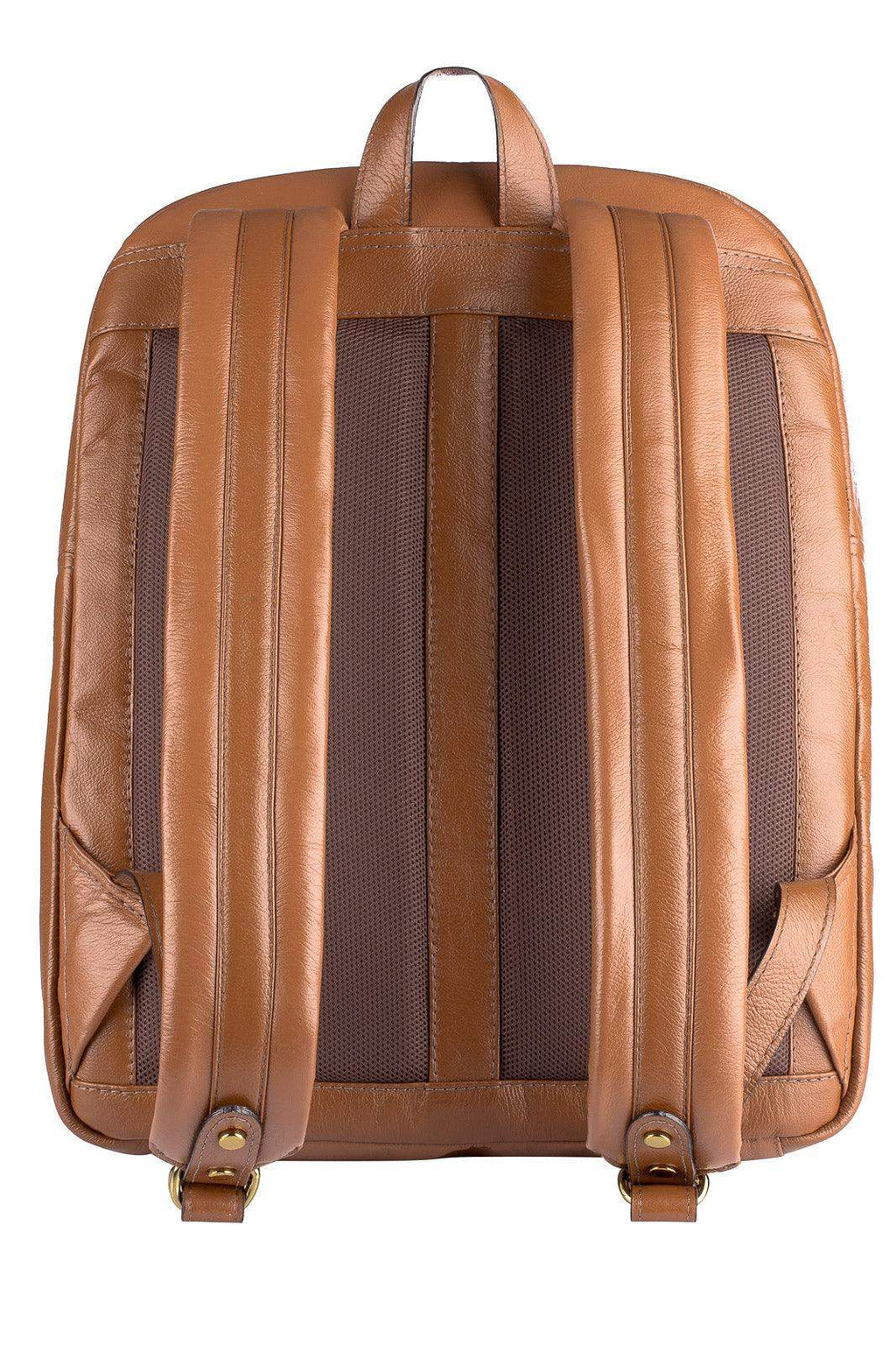 Mochila grande de couro croco Marcela - Enluaze