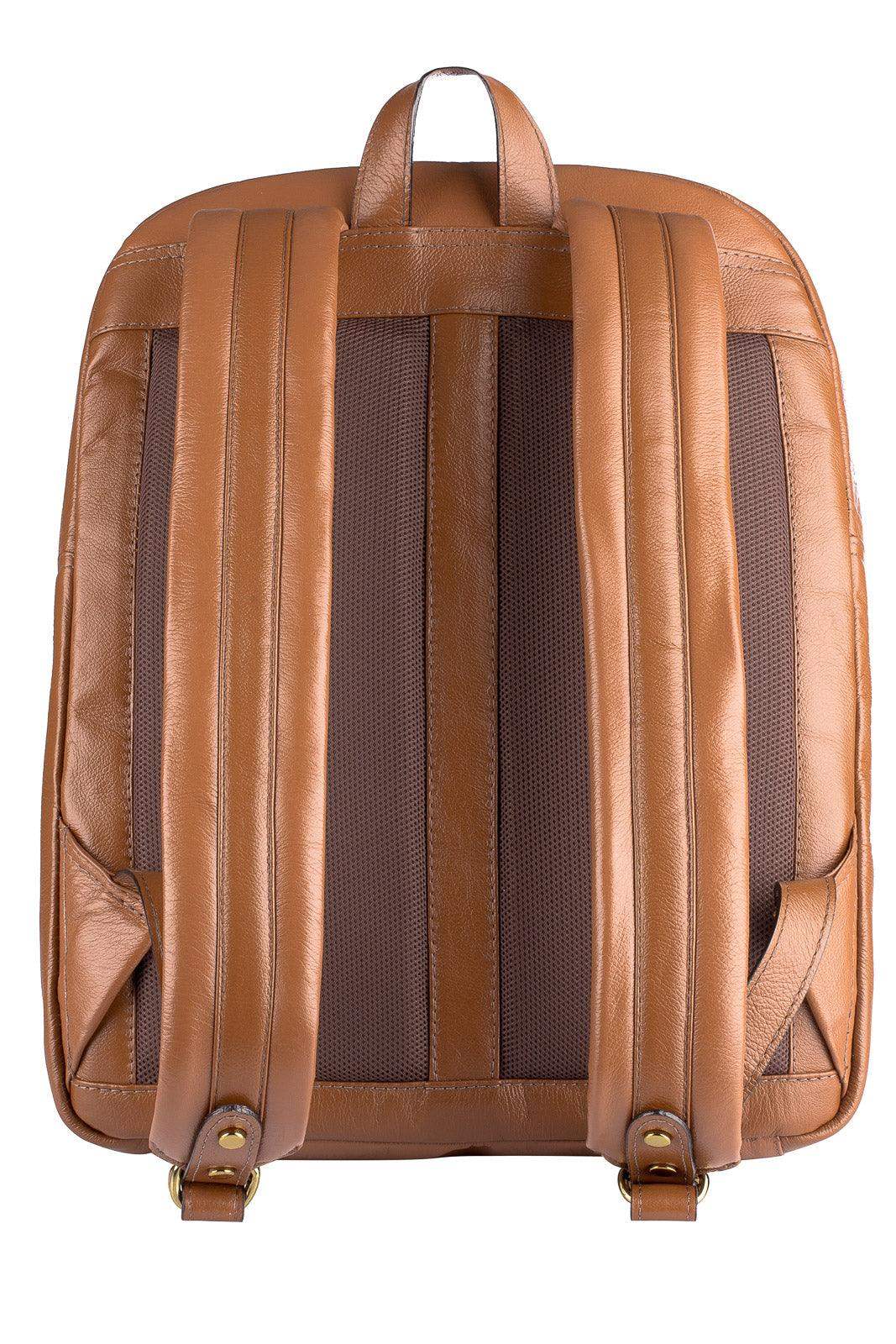 Mochila grande de couro croco Marcela - Enluaze