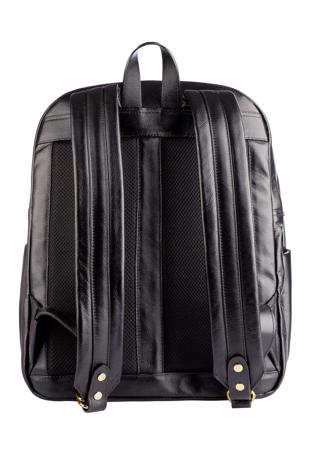 Mochila grande de couro croco Marcela - Enluaze