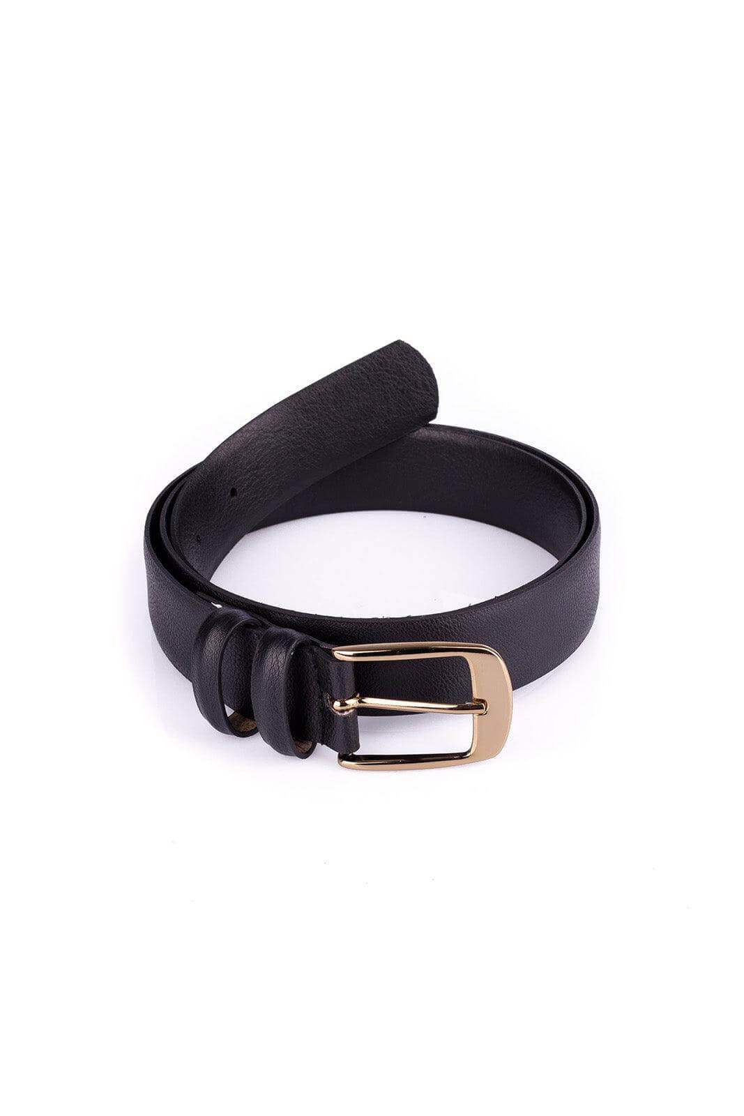 Cinto feminino largo de couro Thalia - Enluaze