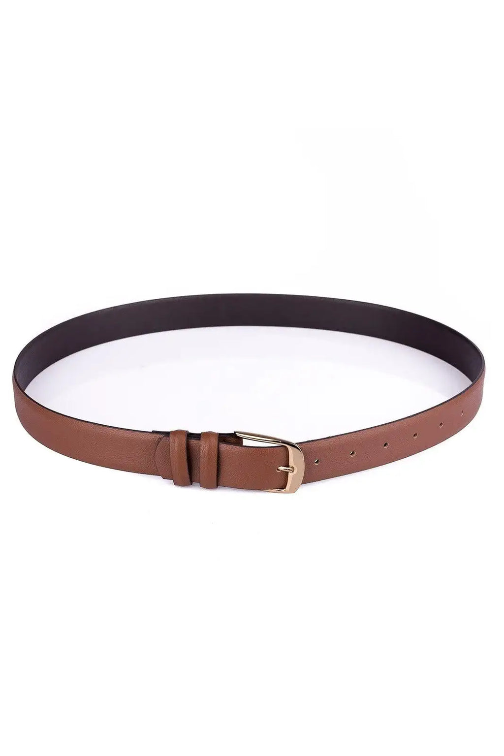 Cinto feminino largo de couro Thalia - Enluaze