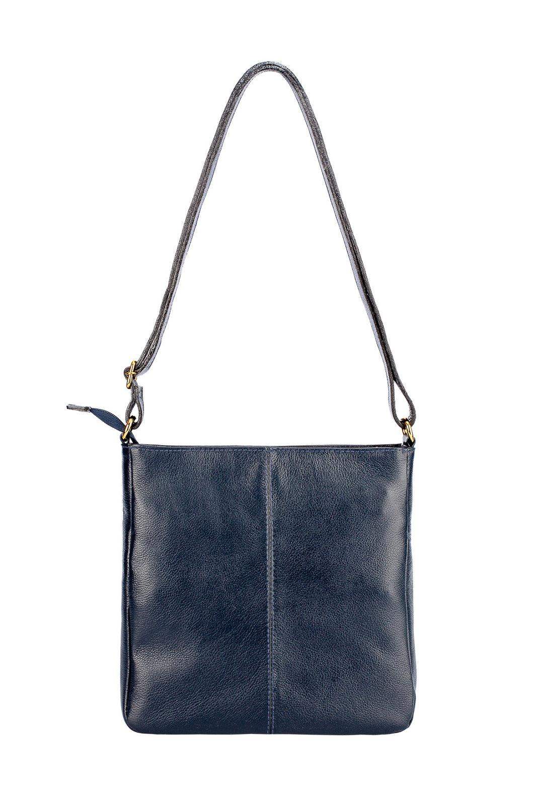 Bolsa tiracolo em couro liso Thais - Enluaze