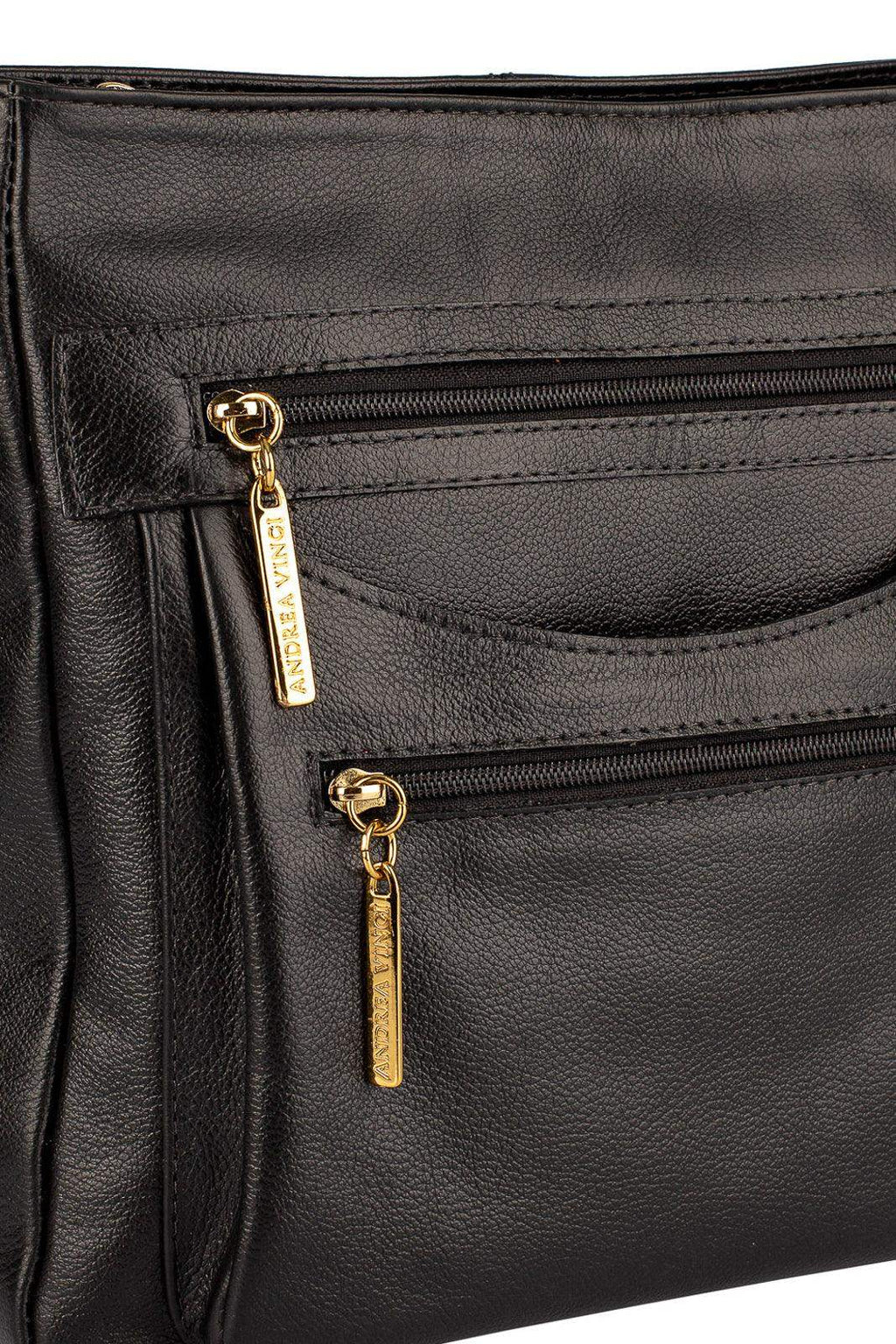 Bolsa tiracolo em couro liso Thais - Enluaze