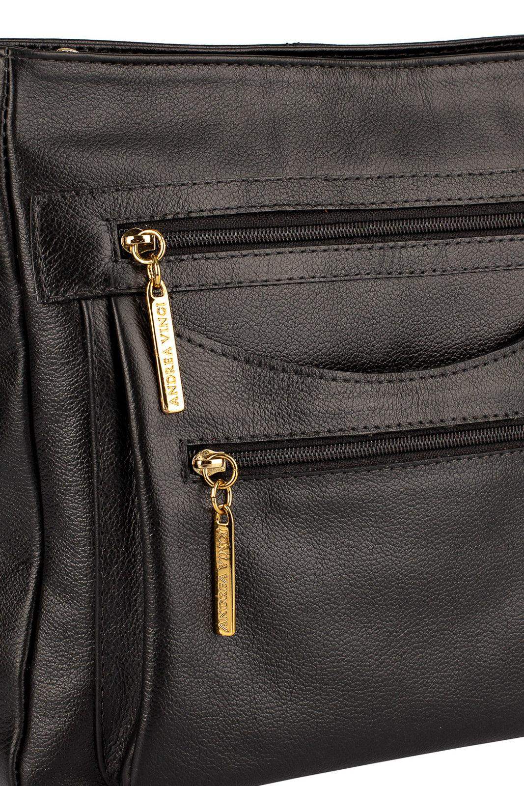 Bolsa tiracolo em couro liso Thais - Enluaze