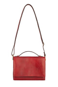Bolsa pequena transversal de couro liso Deise - Enluaze