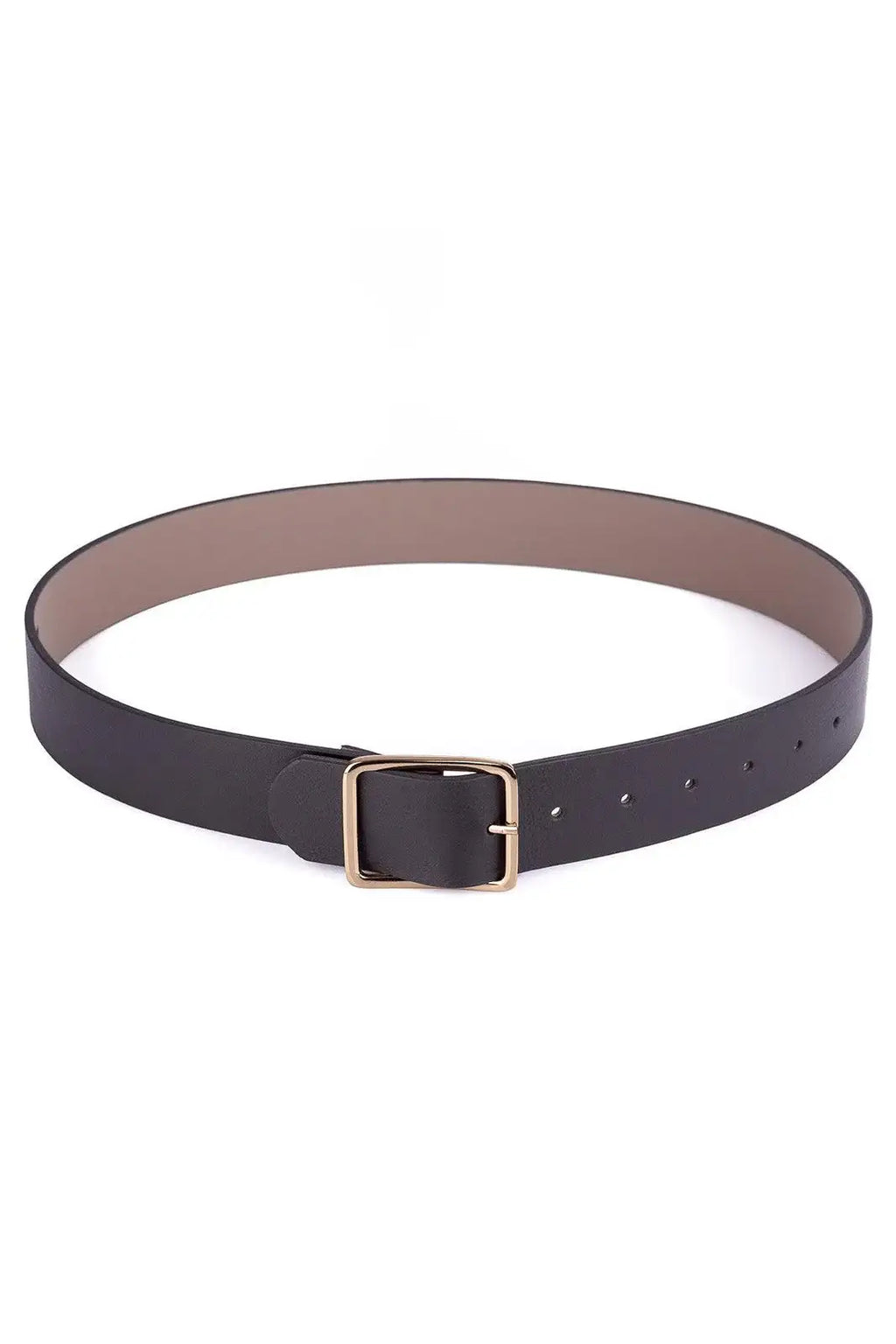 Cinto feminino largo de couro Maya - Enluaze