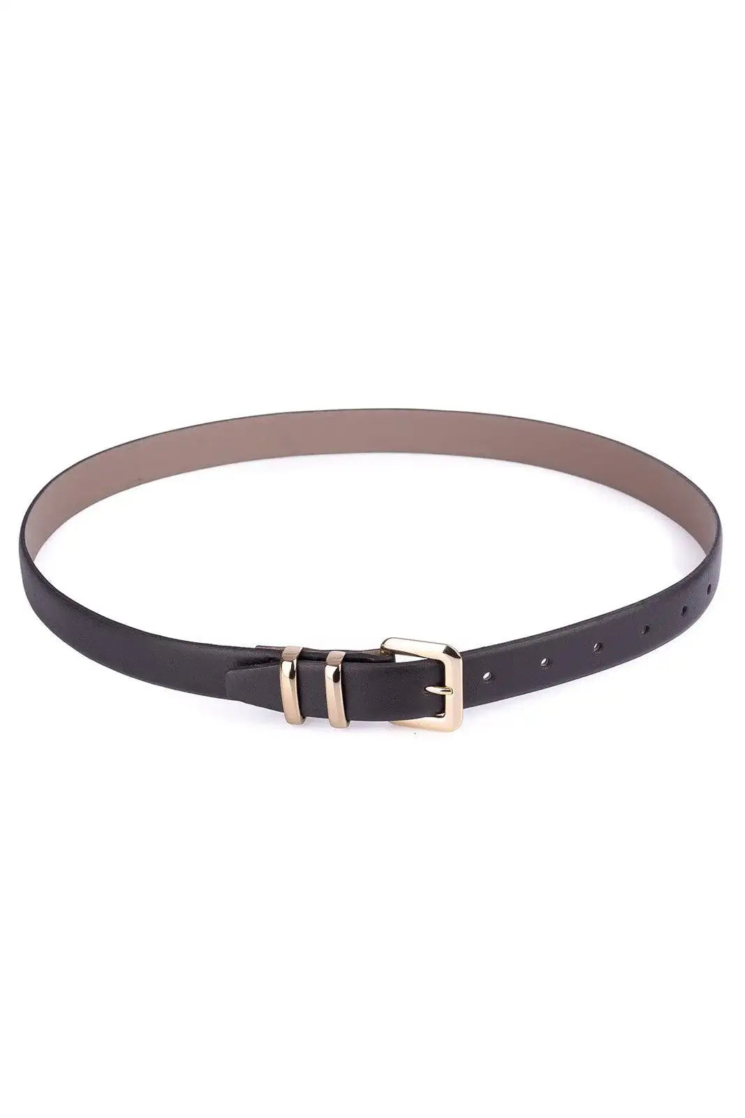 Cinto feminino de couro Lauren - Enluaze