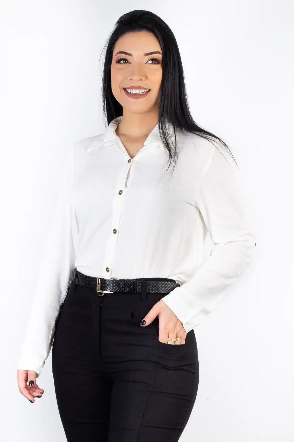 Cinto feminino de couro tricê Mia - Enluaze