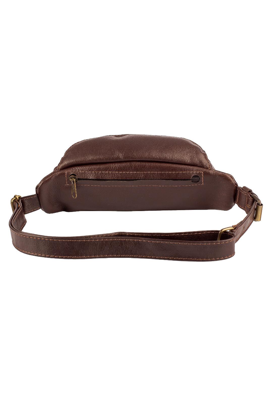 Pochete masculina de couro Igor - Enluaze