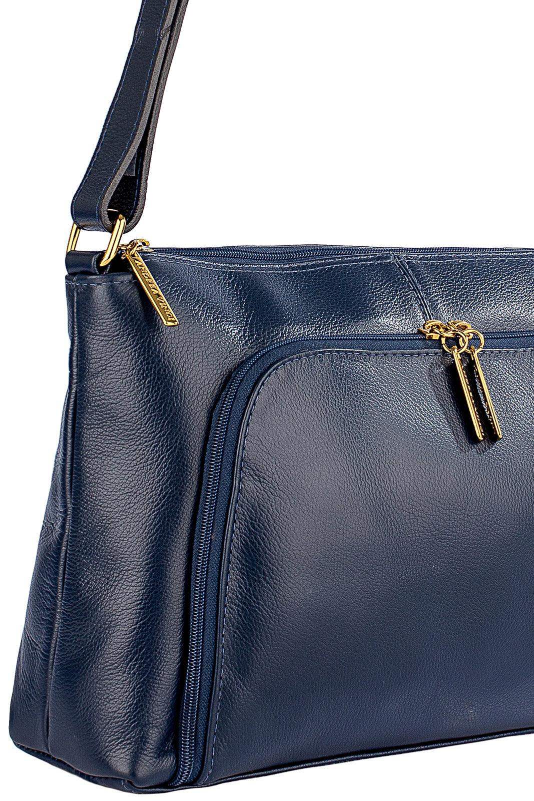 Bolsa de couro liso tiracolo Ninna - Enluaze - Bolsas, Mochilas e Acessórios em Couro Legítimo