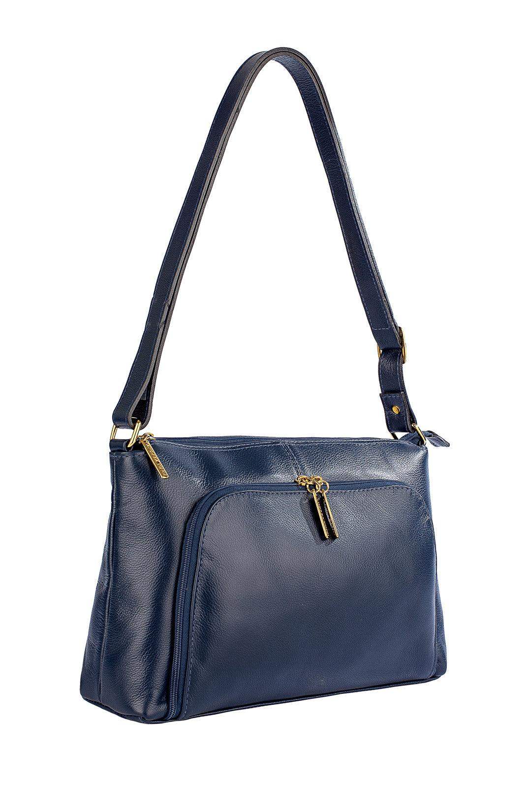 Bolsa de couro liso tiracolo Ninna - Enluaze - Bolsas, Mochilas e Acessórios em Couro Legítimo