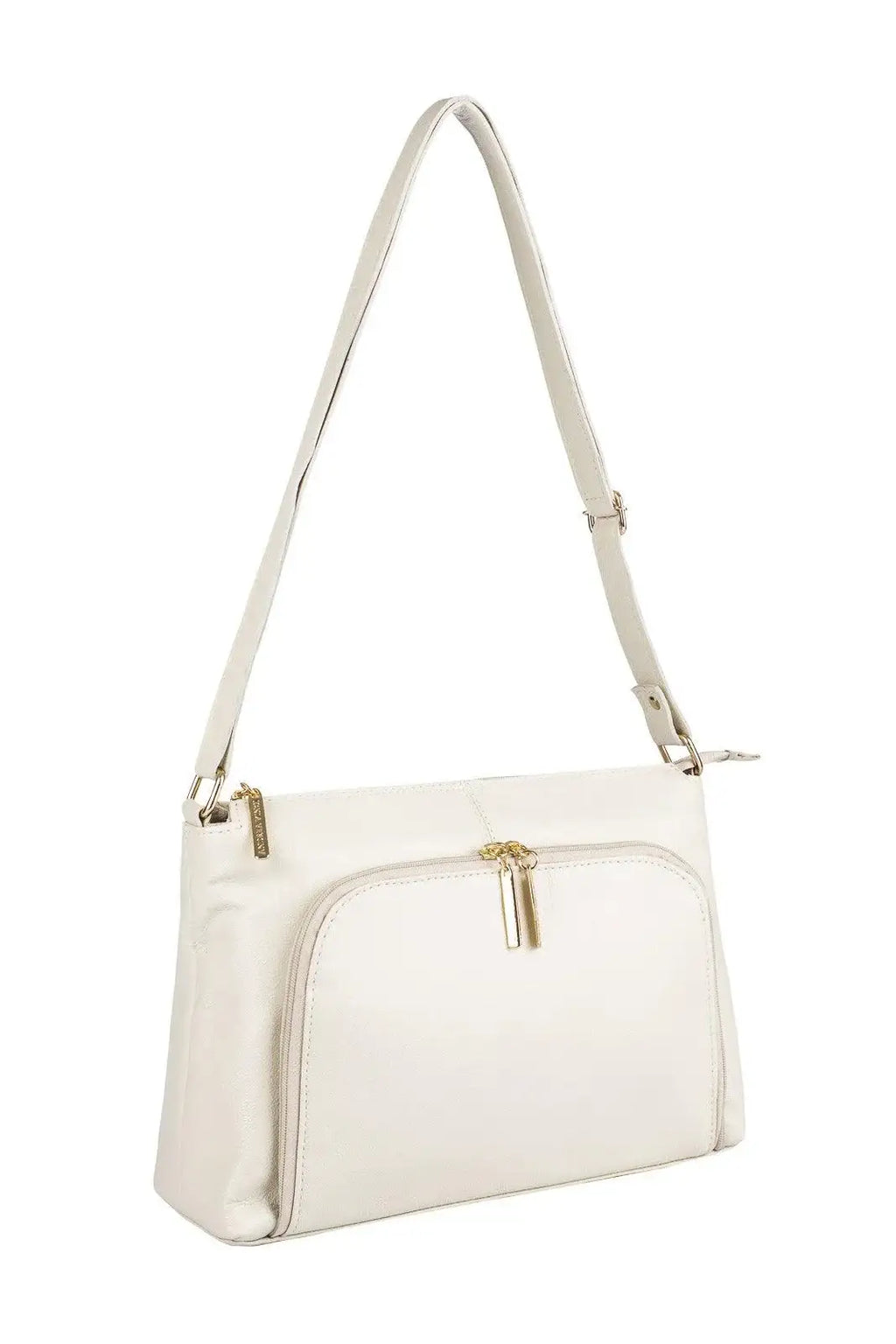 Bolsa de couro liso tiracolo Ninna - Enluaze