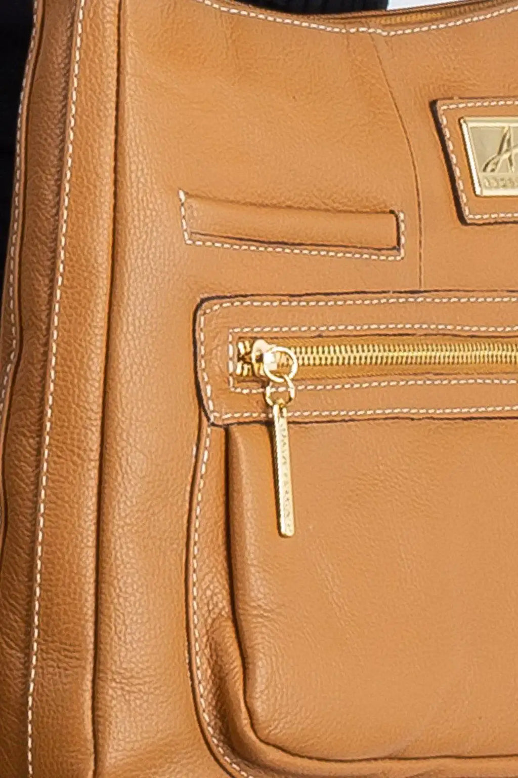 Bolsa tiracolo em couro liso Denise - Enluaze