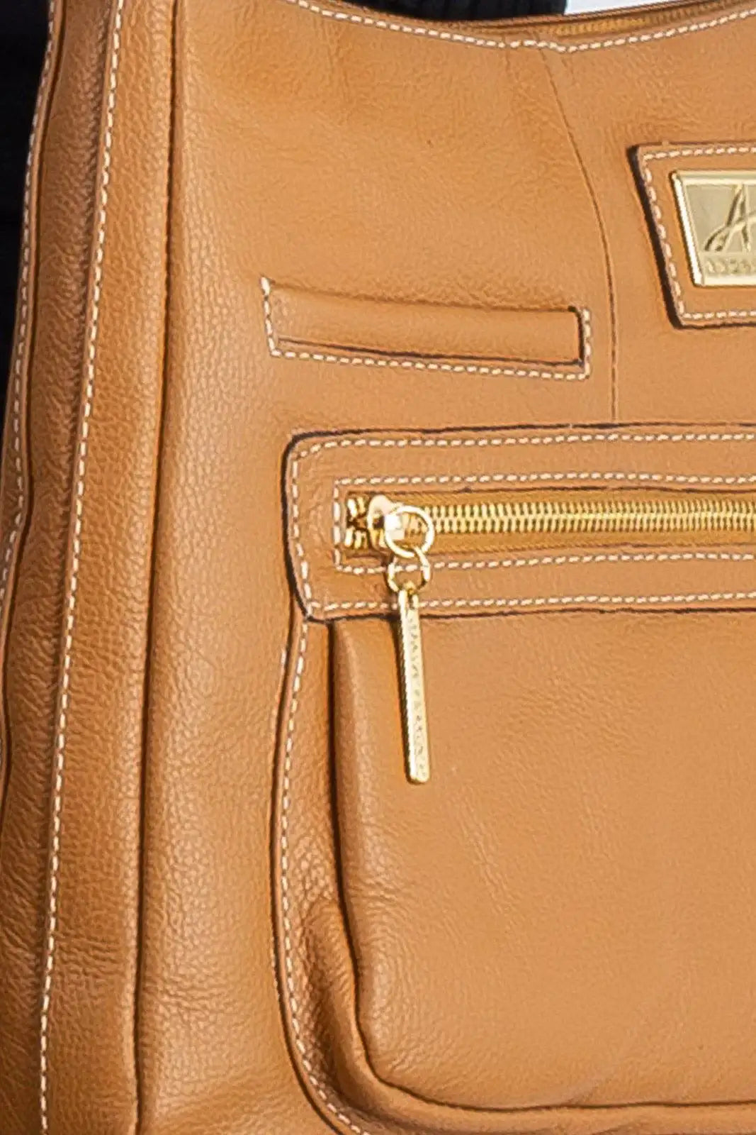 Bolsa tiracolo em couro liso Denise - Enluaze