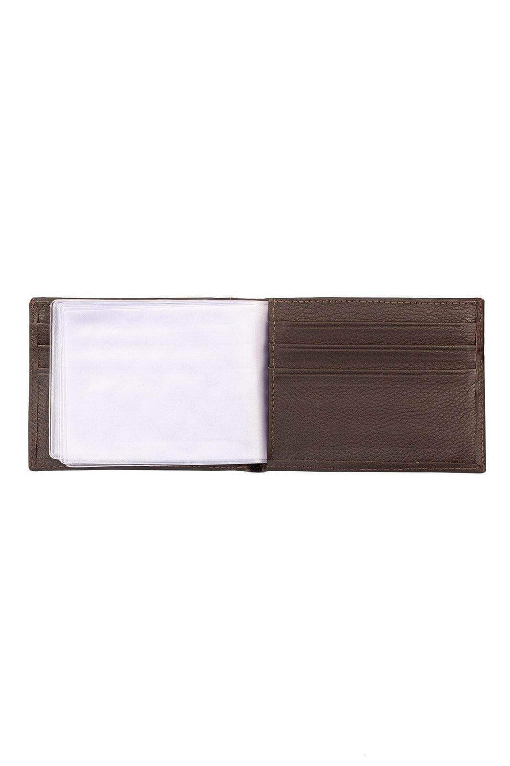 Carteira masculina de couro floater John 8,5x11,5cm - Enluaze