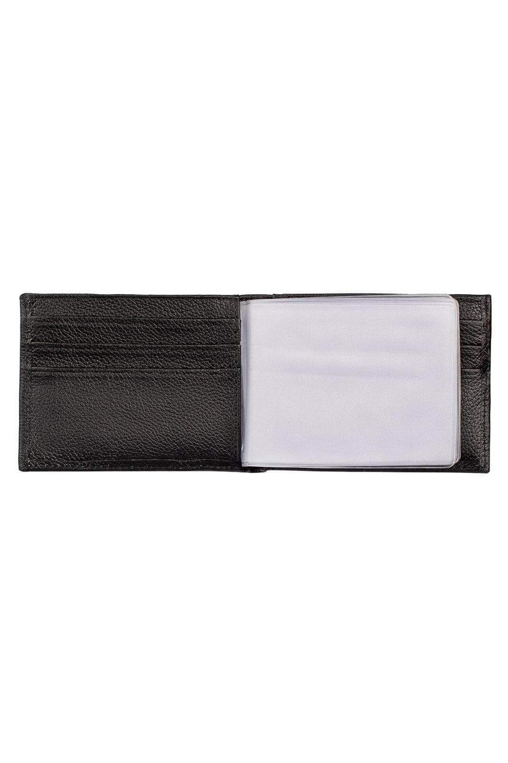 Carteira masculina de couro floater John 8,5x11,5cm - Enluaze