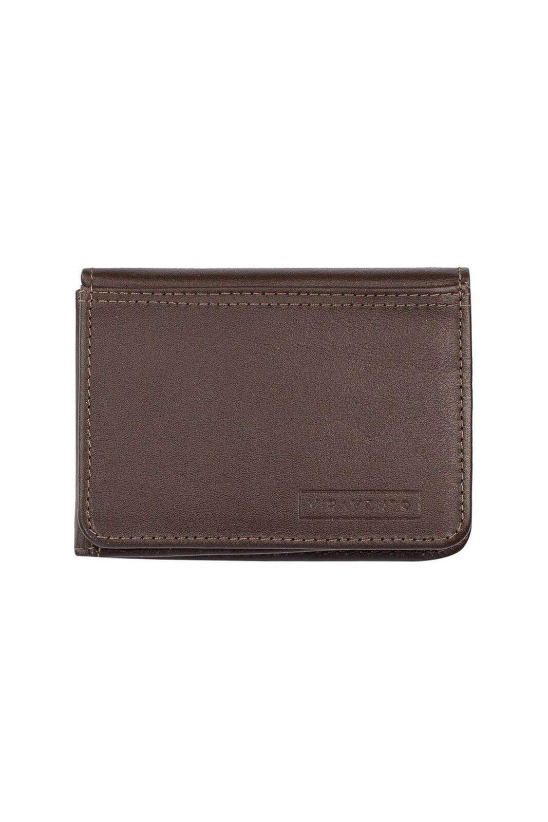 Carteira masculina em couro italiano Fred 8,5x11cm - Enluaze