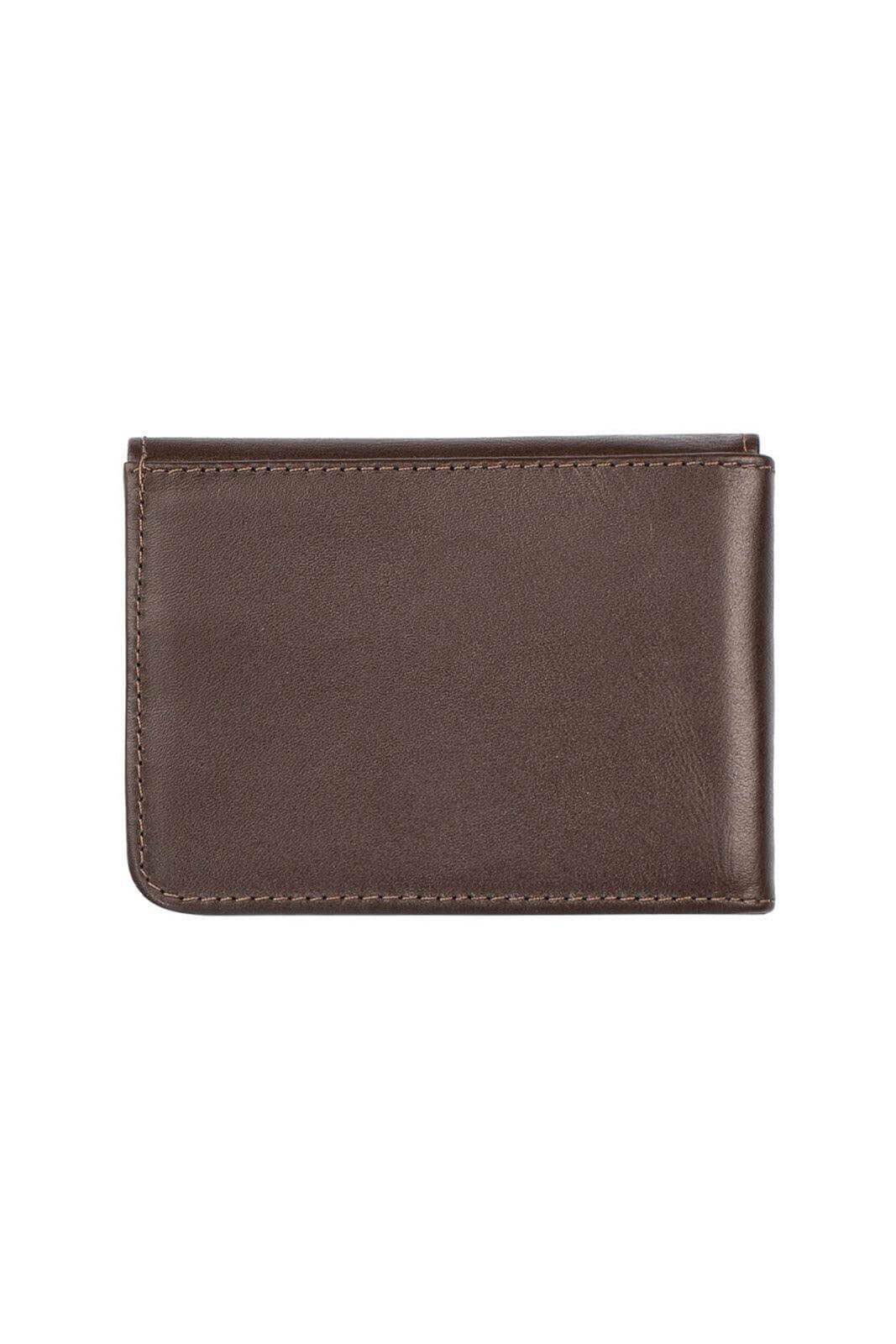 Carteira masculina em couro italiano Fred 8,5x11cm - Enluaze