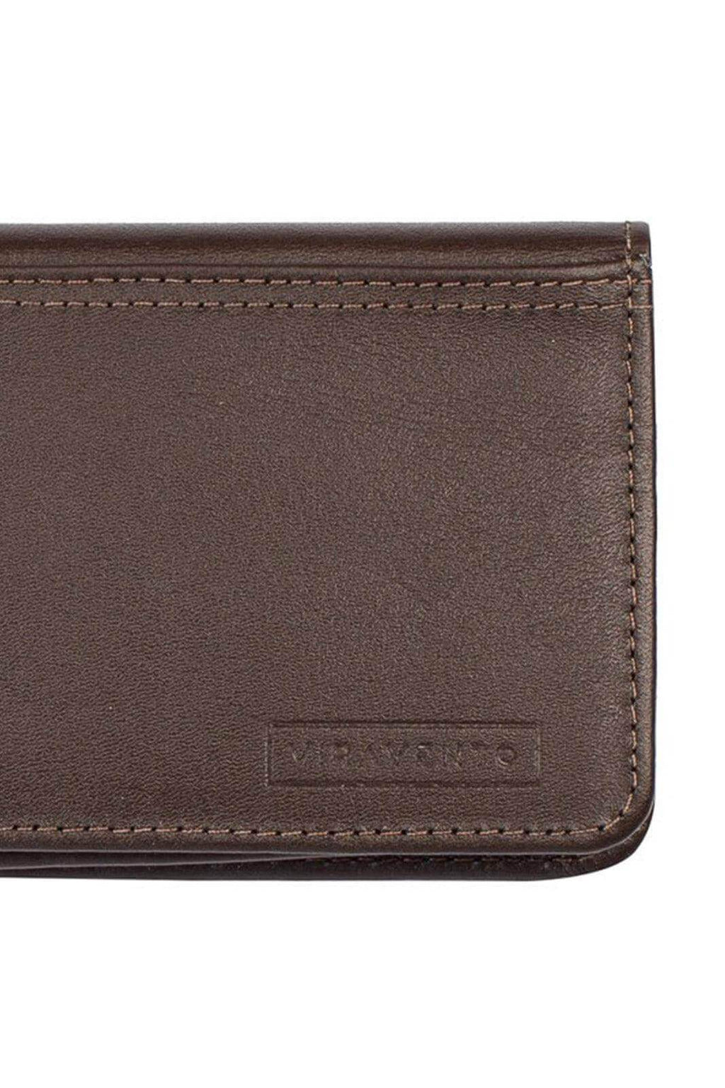 Carteira masculina em couro italiano Fred 8,5x11cm - Enluaze