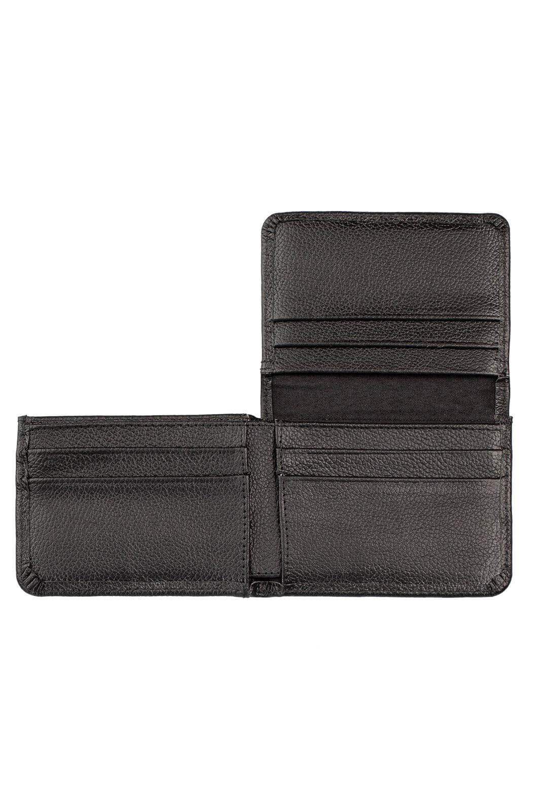 Carteira masculina em couro floater Fred 8,5x11cm - Enluaze
