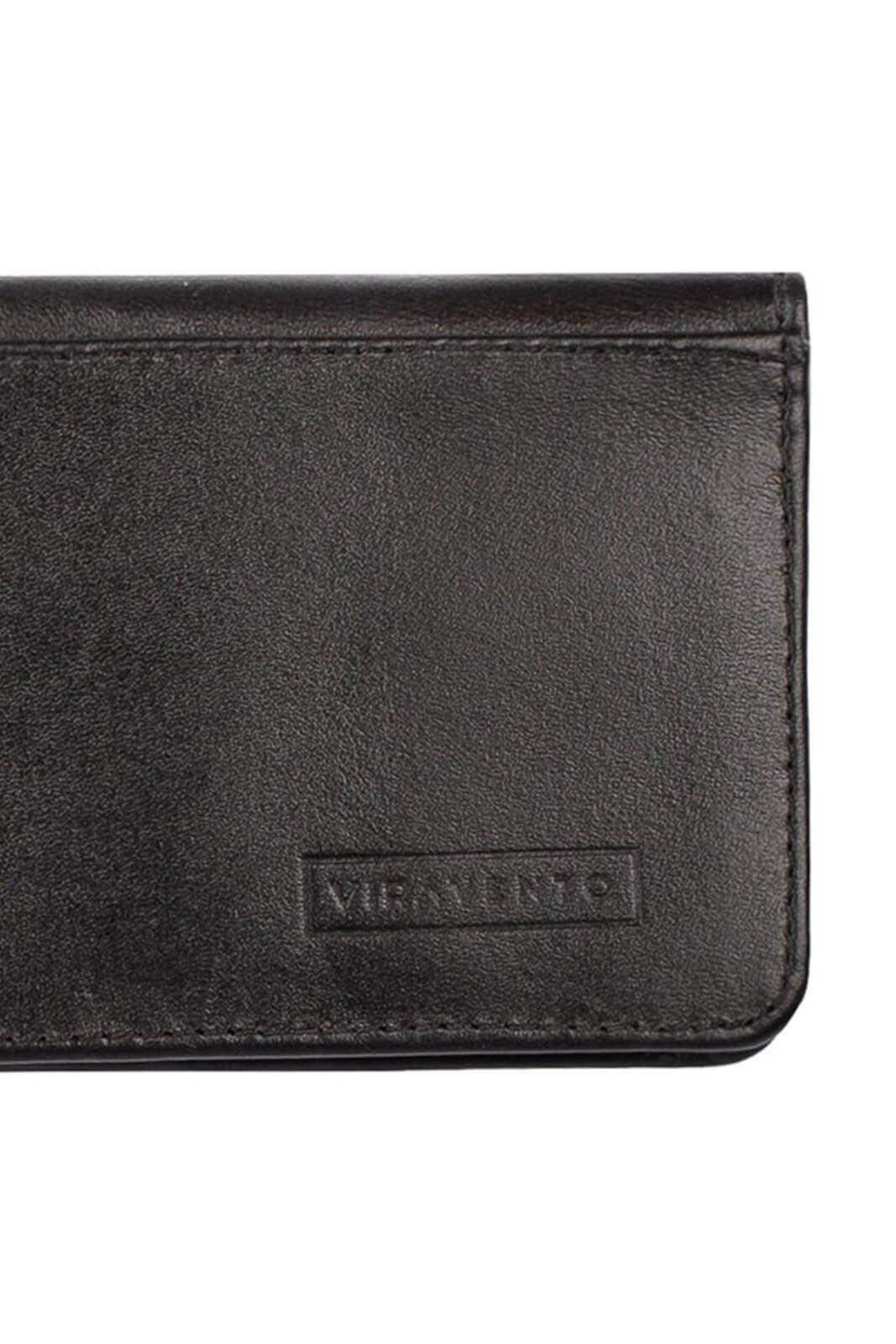 Carteira masculina em couro italiano Fred 8,5x11cm - Enluaze